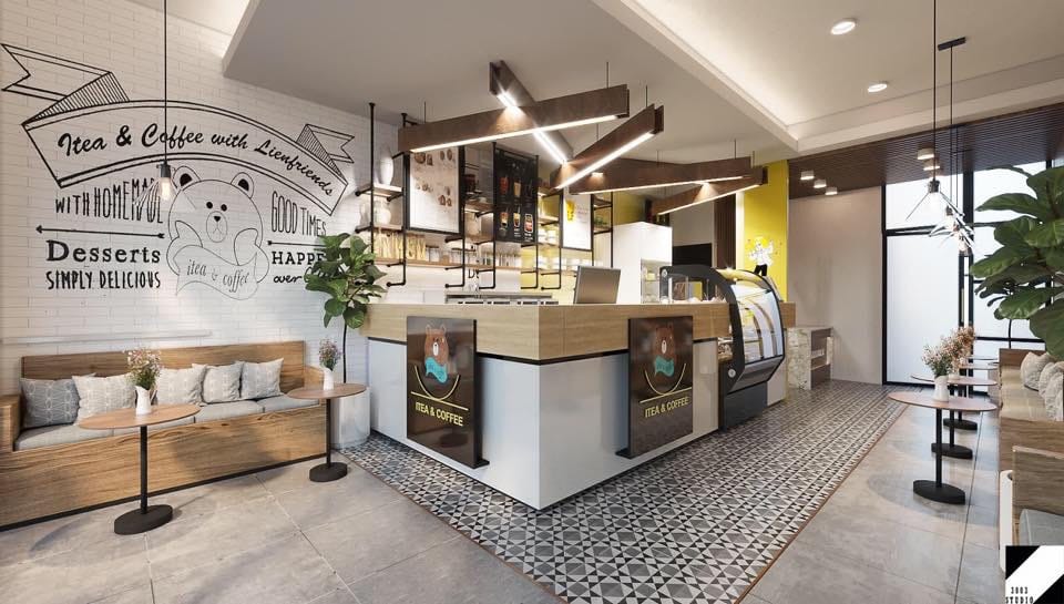 Thiết kế không gian quán cafe