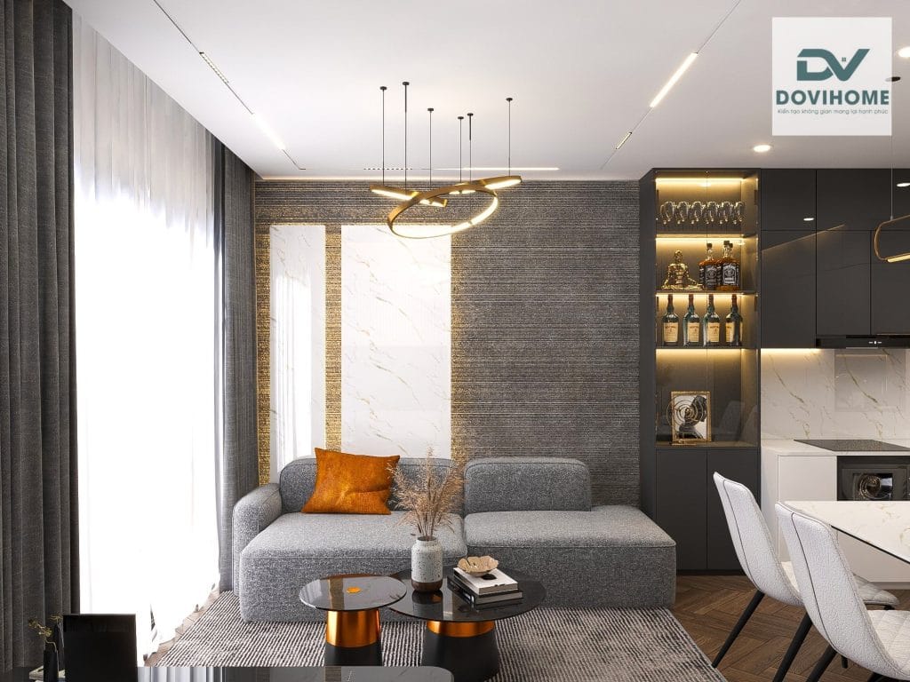 THIẾT KẾ NỘI THẤT CHUNG CƯ VINHOME SMART CITY TÂY MỖ - 61m2 2 be661729fca92df774b81